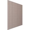 Ekena Millwork 94H x 3/8T Adjustable Wood Slat Wall Panel Kit w/ 1W Slats, Walnut contains 42 Slats SWW84X94X0375WA